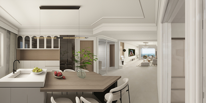 墨禾全案QSDT-福润8-3-501-装修设计方案