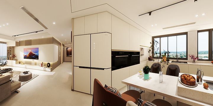 苏氏国际全案整装-金色学府9-2603王小姐-装修设计方案