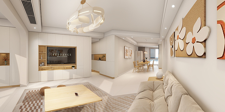 建筑装饰设计--蓝湾里6-1001邱总雅居-装修设计方案