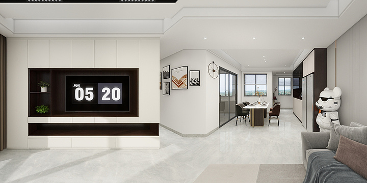 仟陌设计-硕丰八方城6-2504-装修设计方案