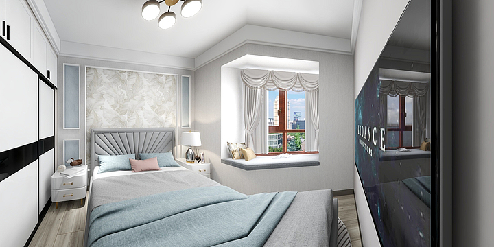 W18509408023-梧桐苑现代风格-二稿-装修设计方案