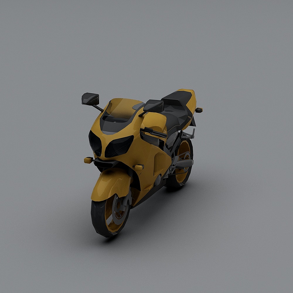 摩托车3D模型