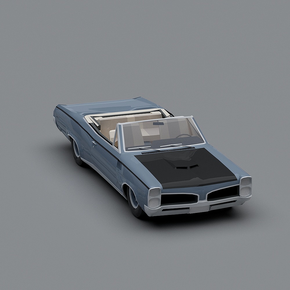 敞篷GTO3D模型