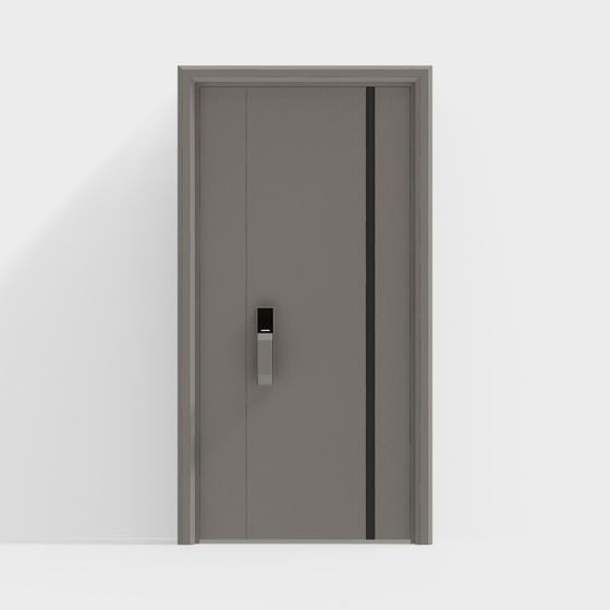 Modern entry door security door