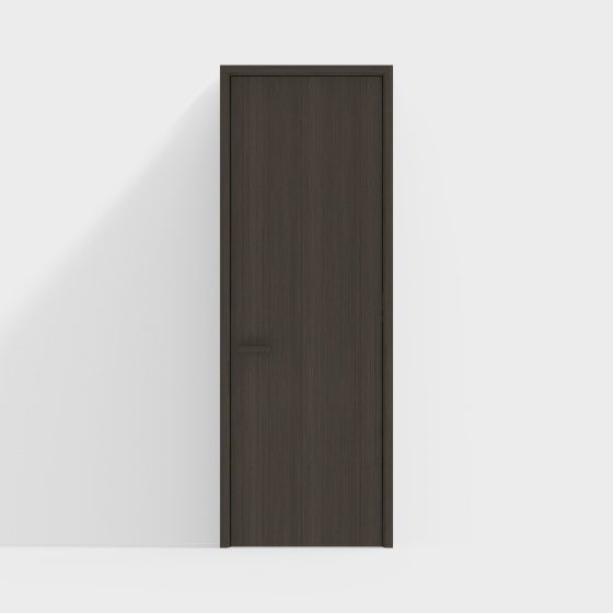 Modern minimalist door opening