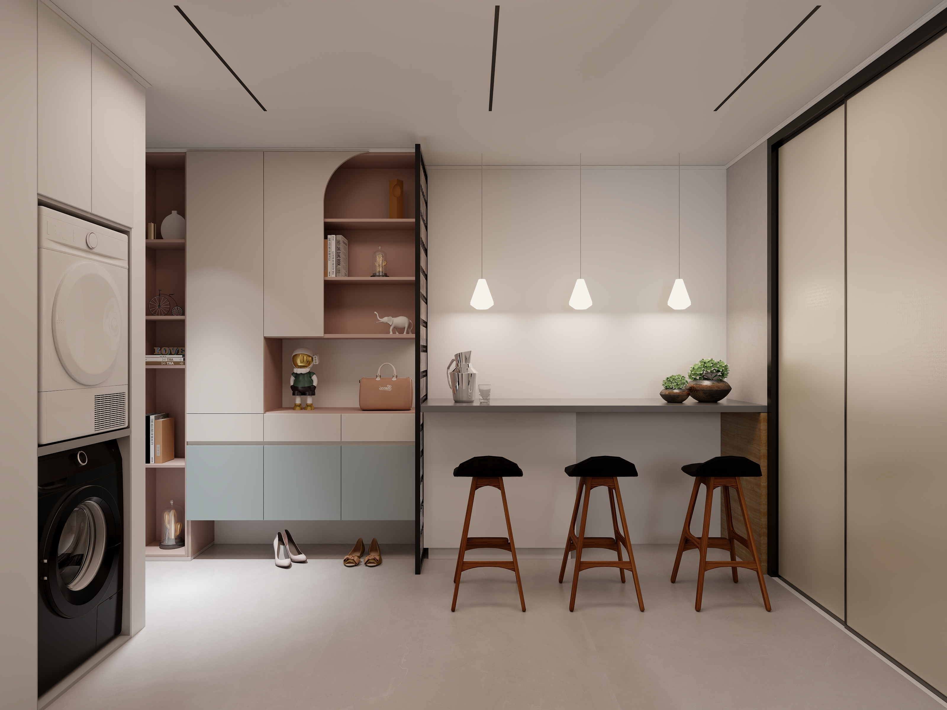 土拨鼠爱设计-44平2室北欧-装修设计方案