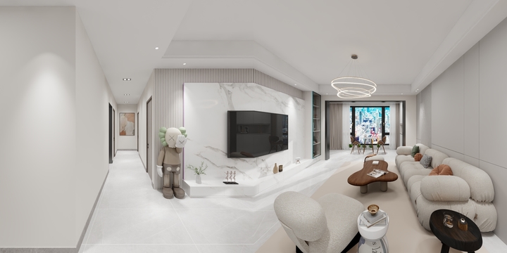 z设计钟工-桃李春天120平方-装修设计方案