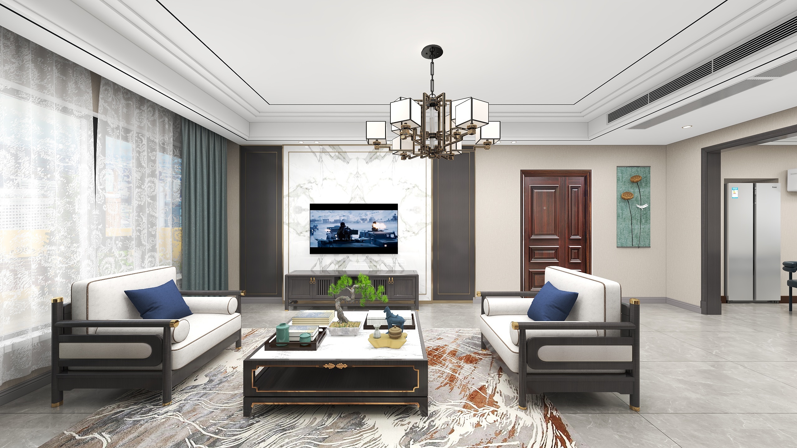 王坤朋123-和兴缘187㎡2室-装修设计方案