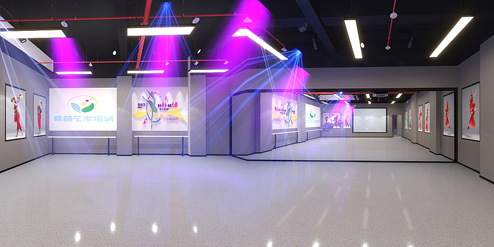 资深设计师刘老师-鑫街口舞蹈学校8#2F  dwg(2)(0)-装修设计方案