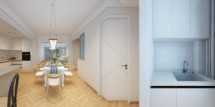 兴舟装饰娃哈哈-南山郡二期60幢104室-装修设计方案