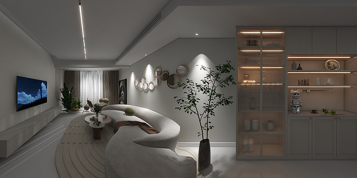 阿琦*****-奶油风-装修设计方案