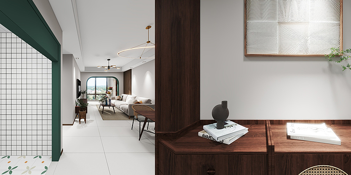 翻斗花园扛把子-海德公园80㎡3室-装修设计方案