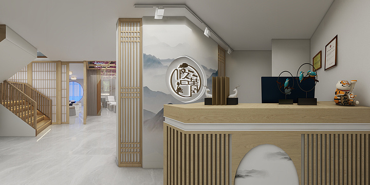 阅設-采耳头疗养生馆-装修设计方案