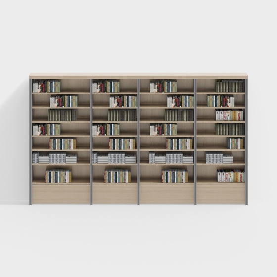 library bookshelf