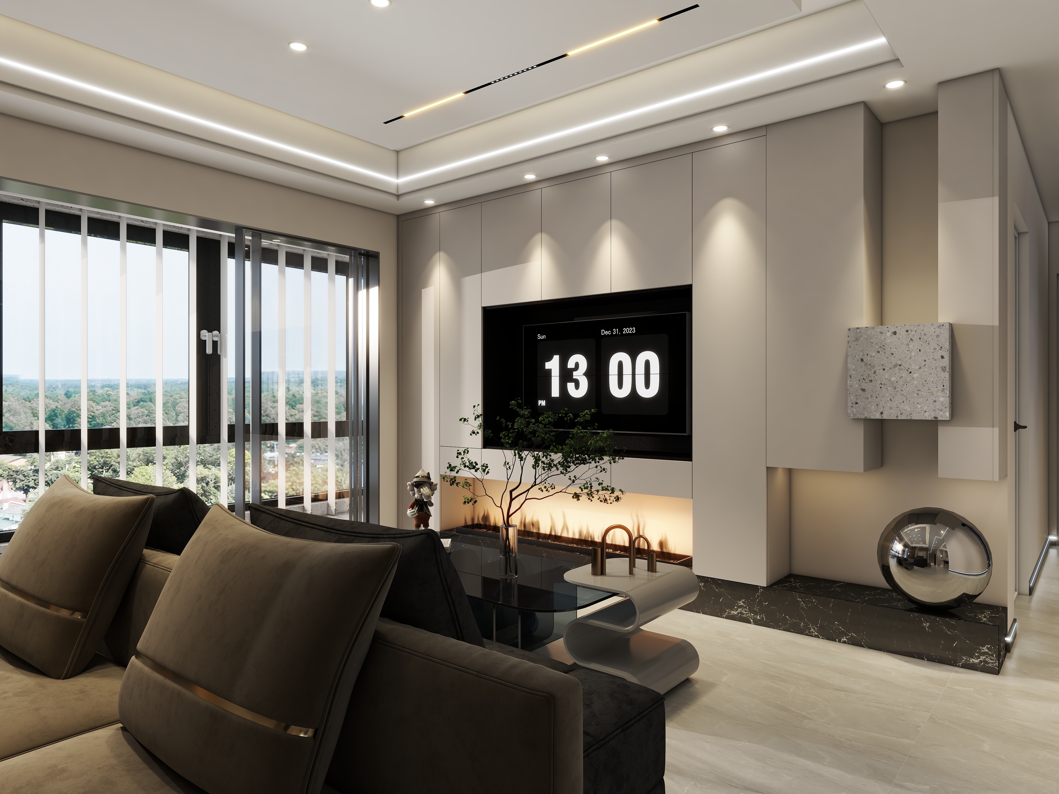 浦月-轻奢140m²江山赋装修效果图