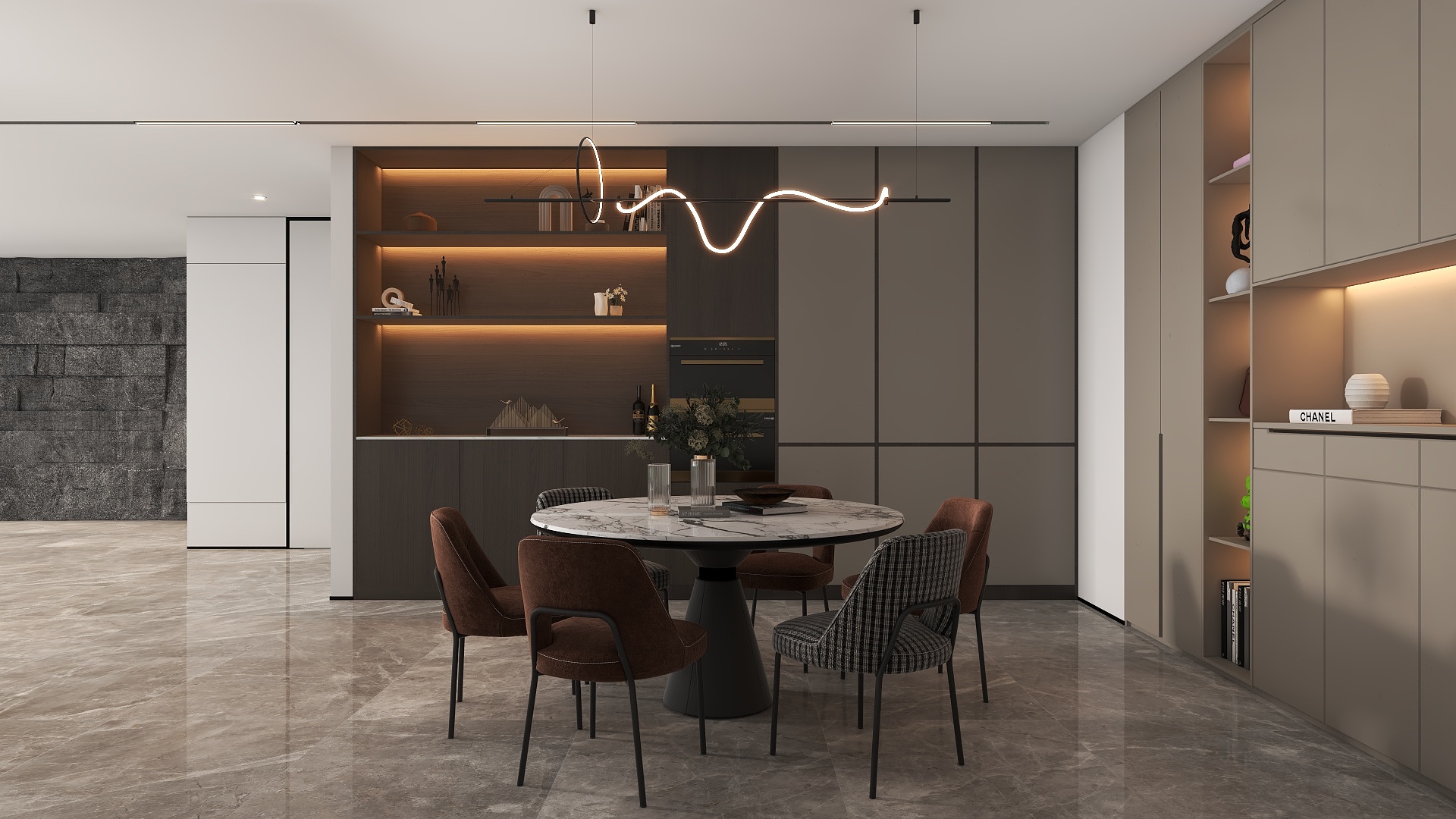 -听宅-餐边柜-装修设计方案