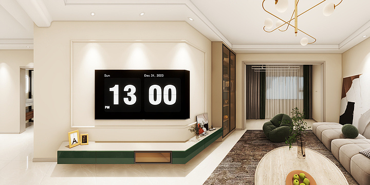 Maya设计-平面布局图-装修设计方案