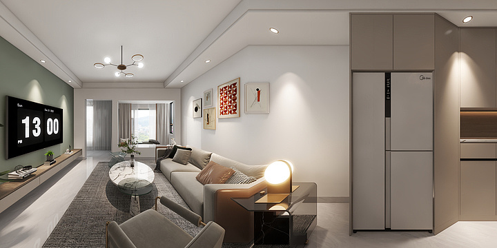 風格雲调-宏发雅苑3-1101-装修设计方案