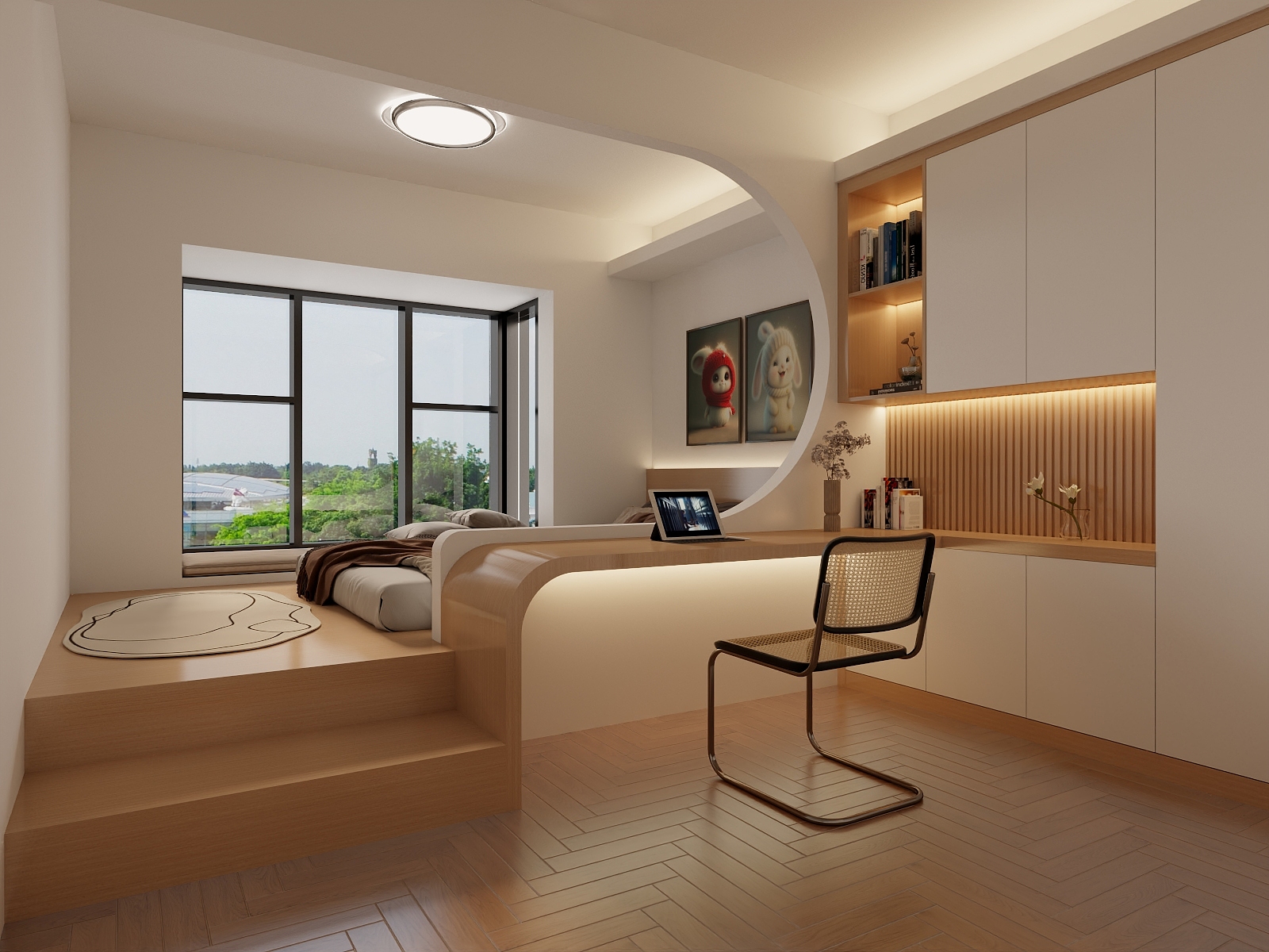 -听宅-多功能室-装修设计方案