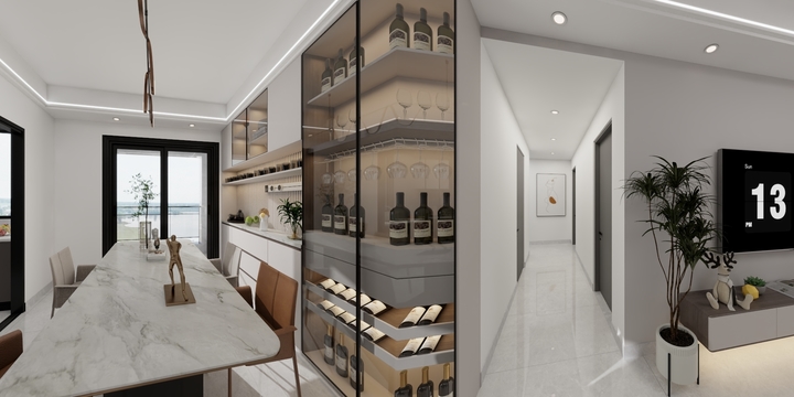 單調ing-雅居乐雍逸廷5-501-装修设计方案