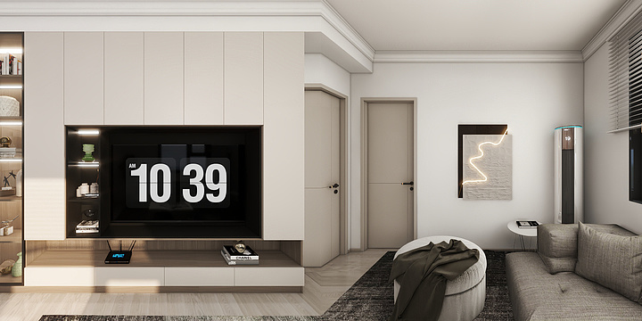 DESIGN陈陈陈-石榴园103-黑白灰-签-装修设计方案