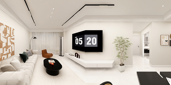 成都铂雅匠人装饰-明信仕林府2-1-2002参考图-装修设计方案