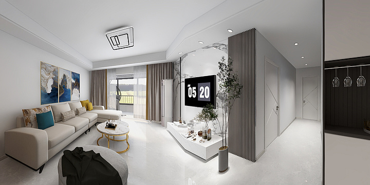 Q齐露Q-玖龙台  中户  110-装修设计方案