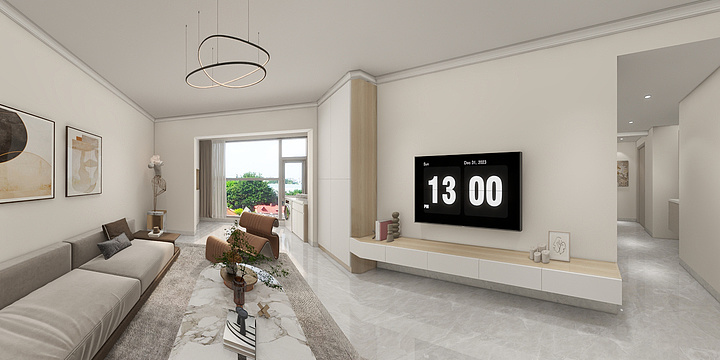 野柒-人民厂3-2-703-装修设计方案