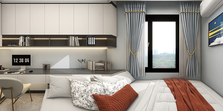 设计师宁宁-一平方装饰--东方名城7-1-202-装修设计方案