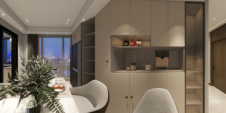 妮卡设计-新城印象-装修设计方案