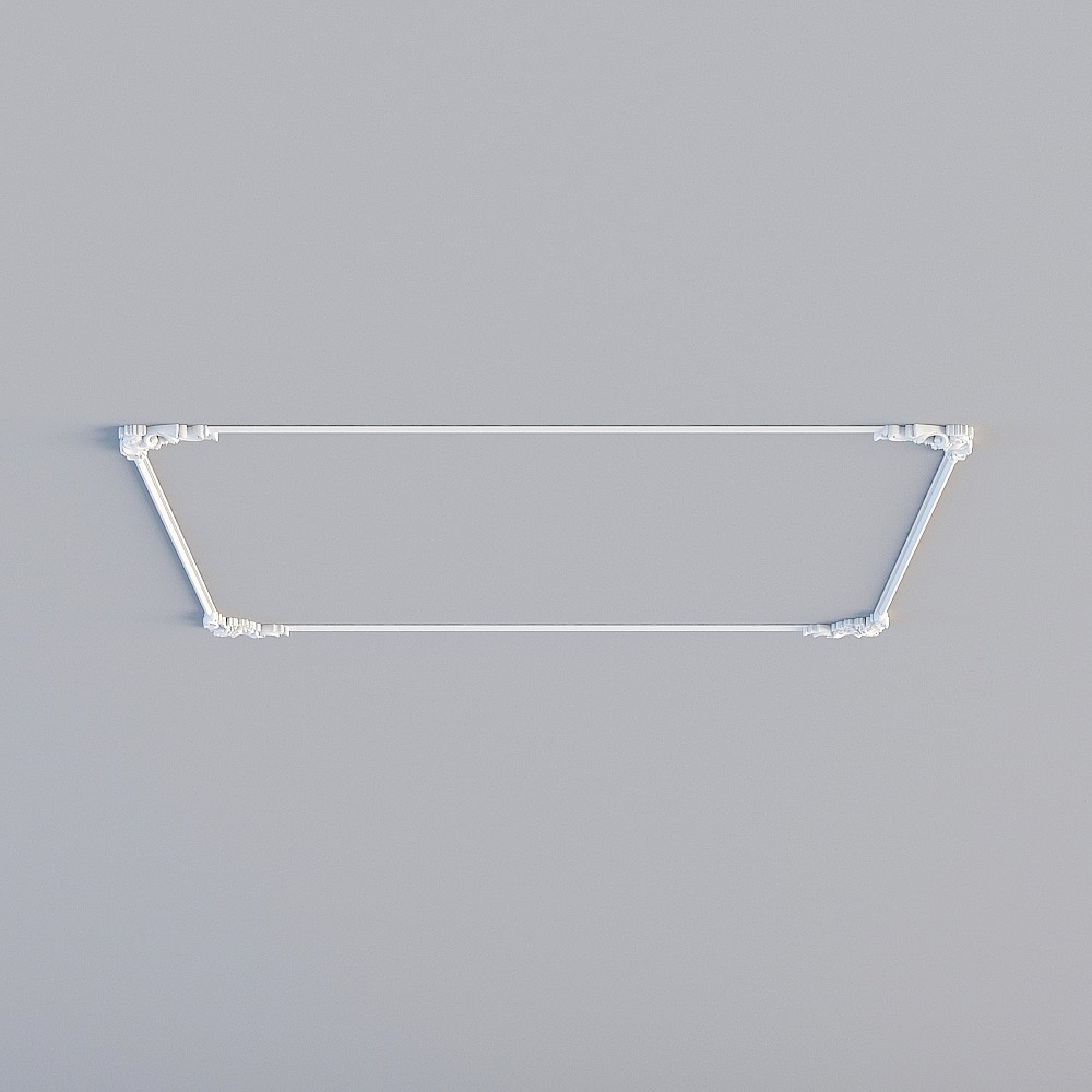 顶面造型线条3D模型