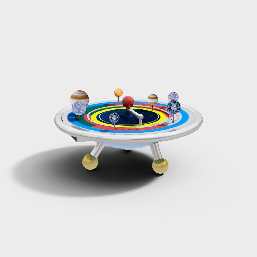 科学教室展示品3D模型