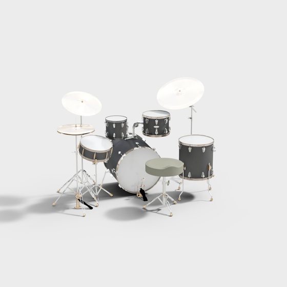 Music classroom drum set