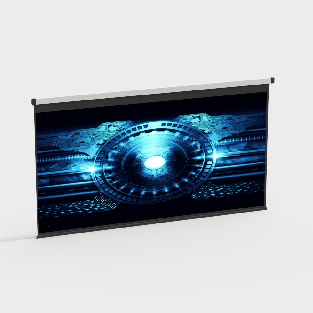 科学教室投影布3D模型