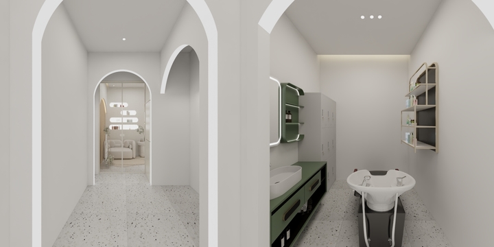 A末设计-美容院-装修设计方案