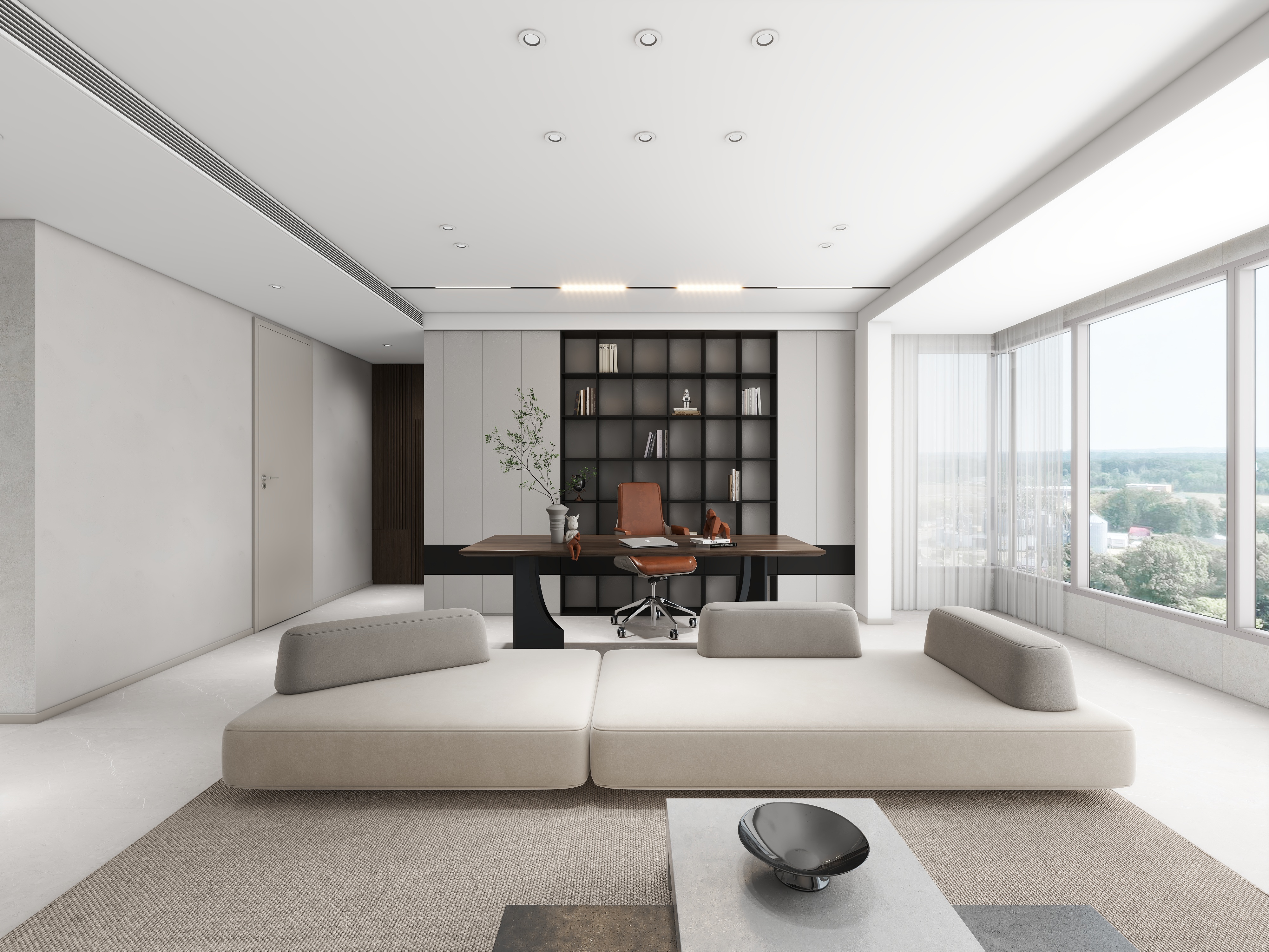 初作全案设计-绿地新里城145㎡2室-装修设计方案