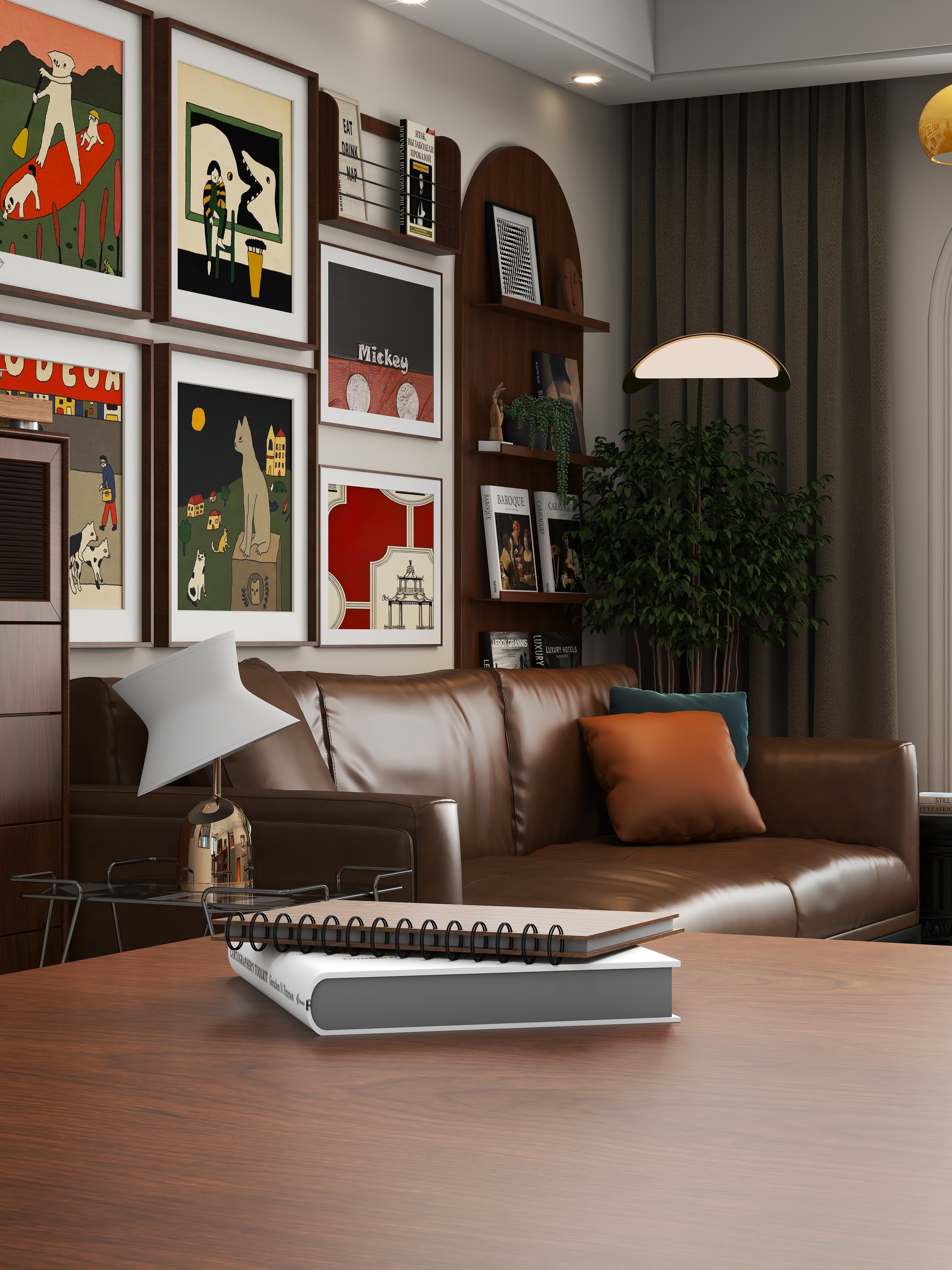 珂一587-阿珂中古风-装修设计方案