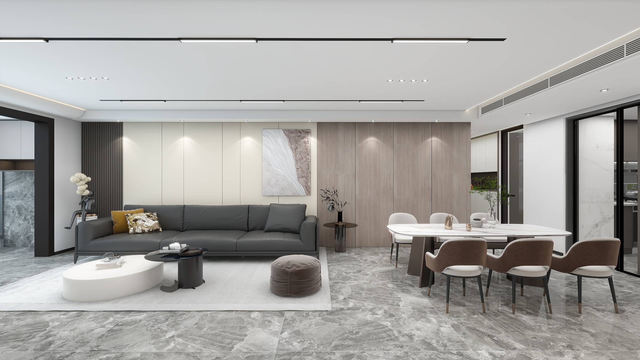 丨孙先生丨-升龙城137㎡3室装修效果图