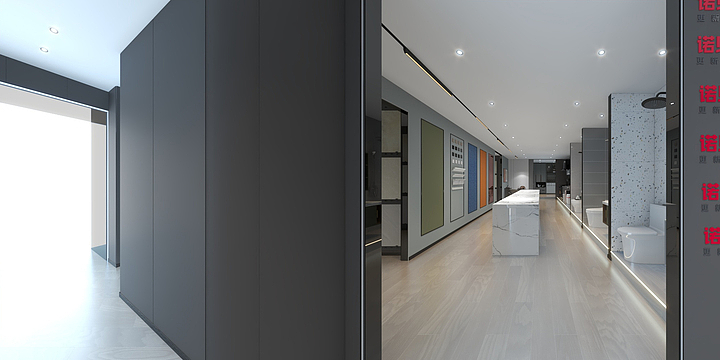 OUBANG-DESIGN-主材展厅效果-装修设计方案