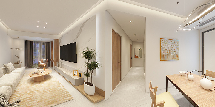 苏苏私宅设计-廖欢(效果图)-副本-装修设计方案