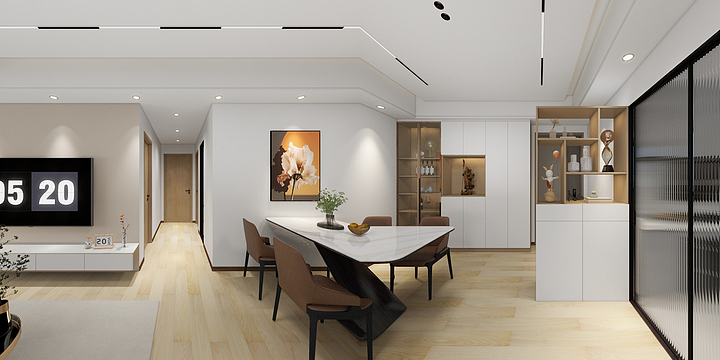 yp杨杨-悦峰华府120平03户型-装修设计方案