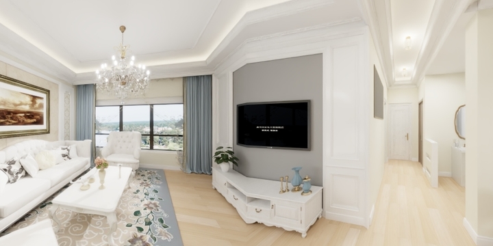 小红帽建筑装饰-中天・翡丽郡府-装修设计方案