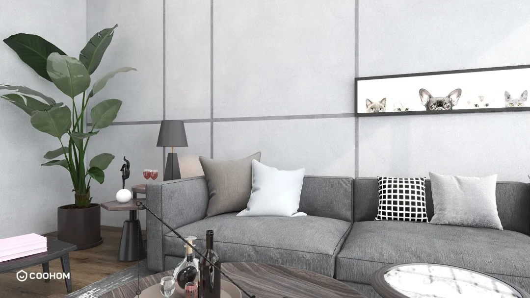 ajunaidi0916的装修设计方案:Living Room Modern Industrial