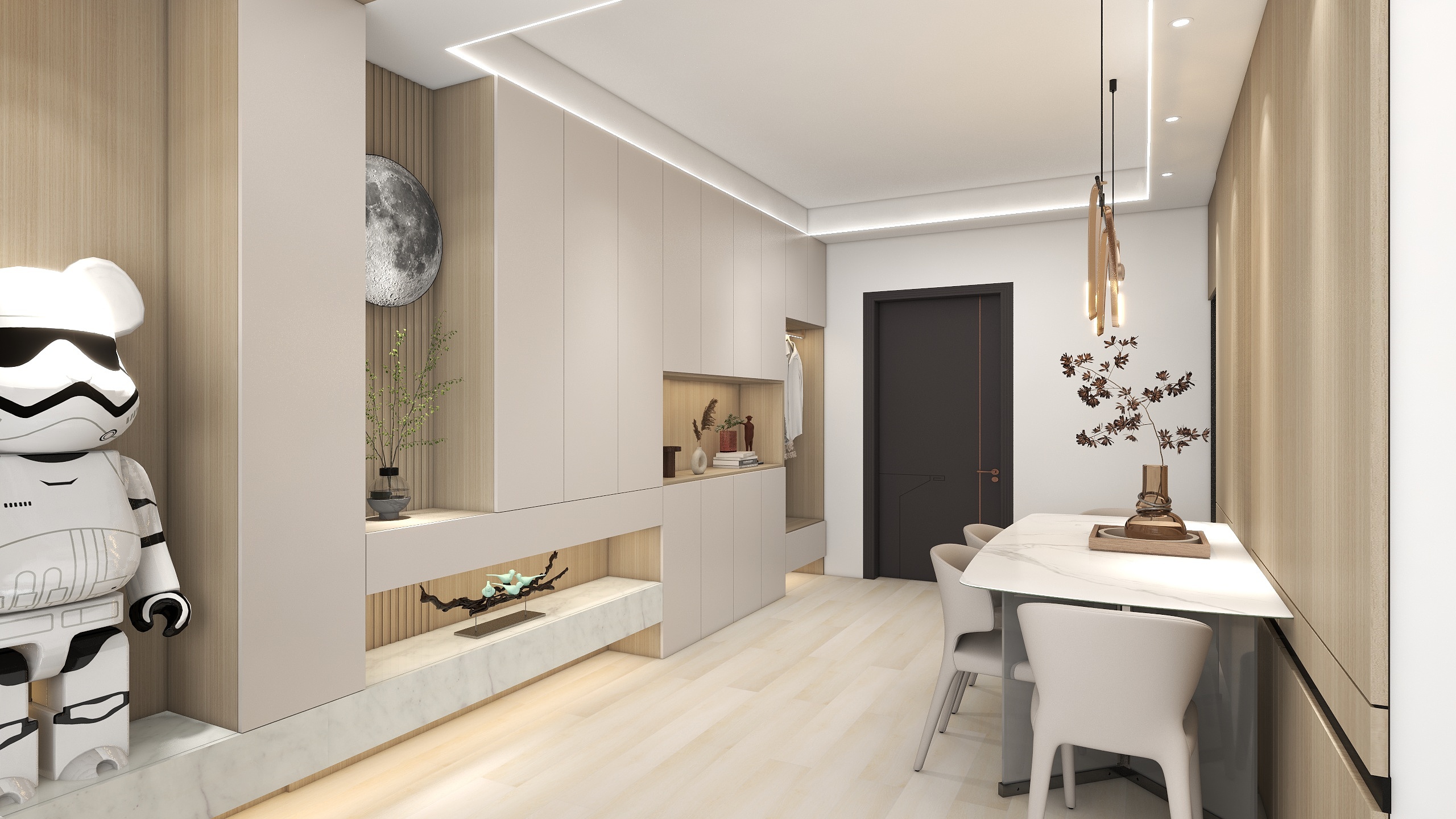 理想装饰__-119㎡3室装修效果图