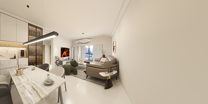 人生沿途的风景-隆基绿洲花园11-601房-装修设计方案