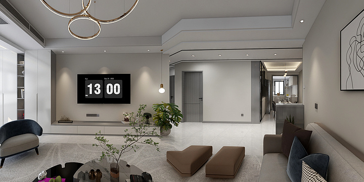 李娜娜1920-蓝湖九郡27-2-1404-装修设计方案