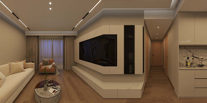 杭州箖文装饰工程有限公司-望金沙18-2504-装修设计方案