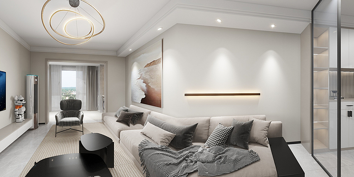 湖景山色-内乡建业平面图-装修设计方案