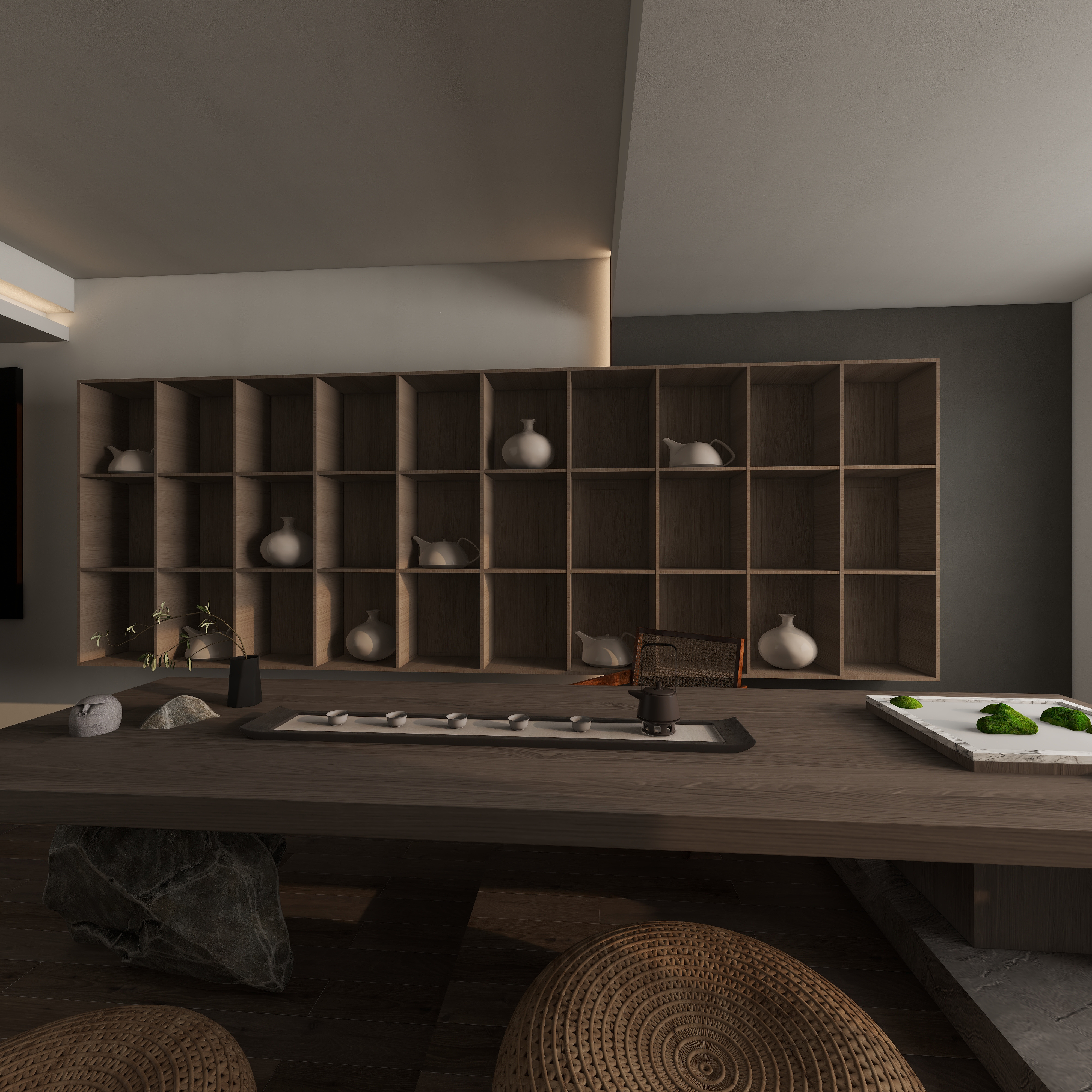 TS33333-台北大厦245㎡4室一层多功能室装修效果图第5张