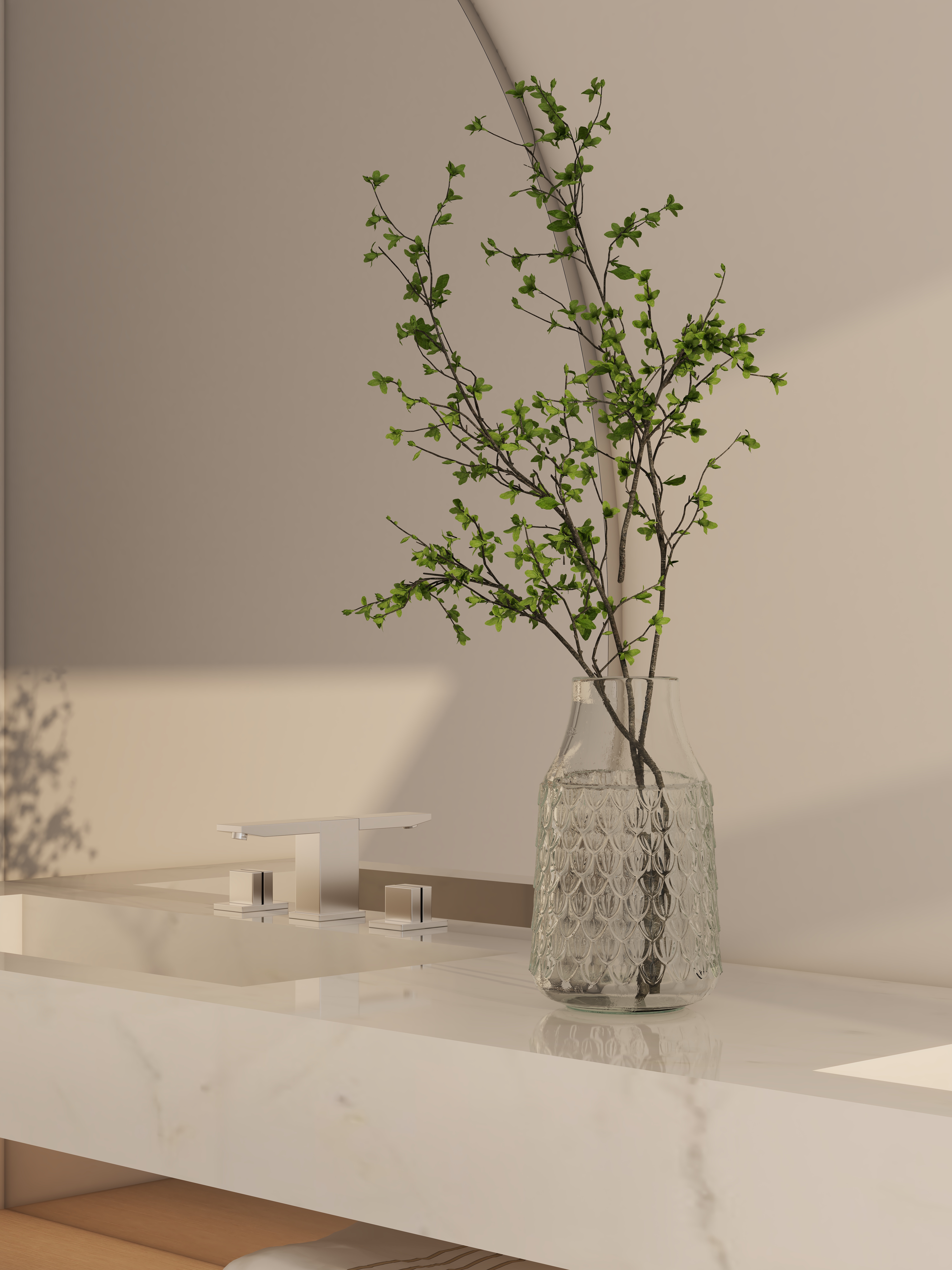 TS33333-台北大厦245㎡4室一层次卫装修效果图第3张